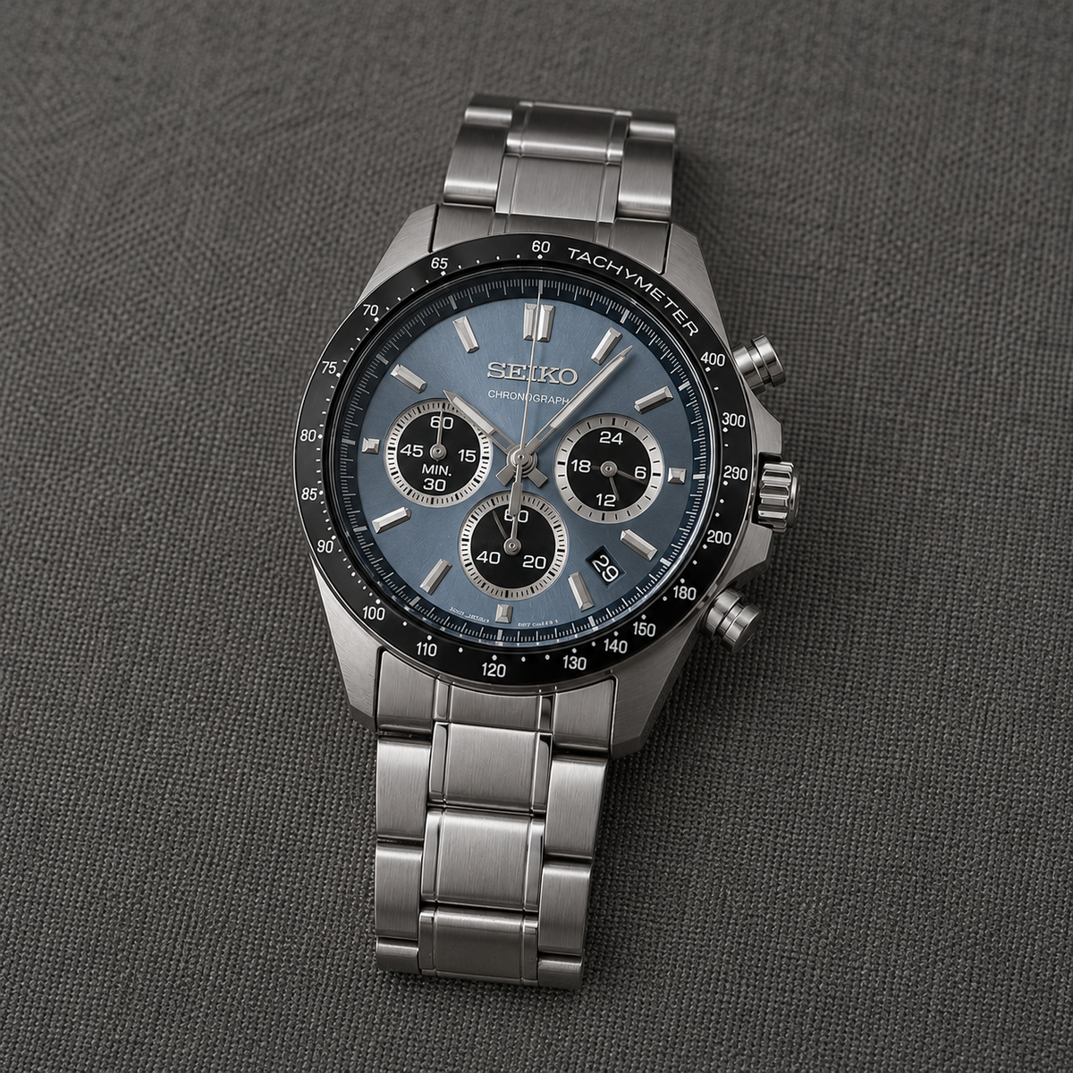 Seiko Spirit Chronograph - Sunburst Blue Dial