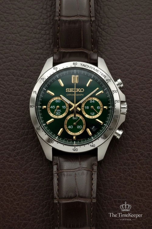 Seiko Spirit Chronograph - Emerald Green Dial