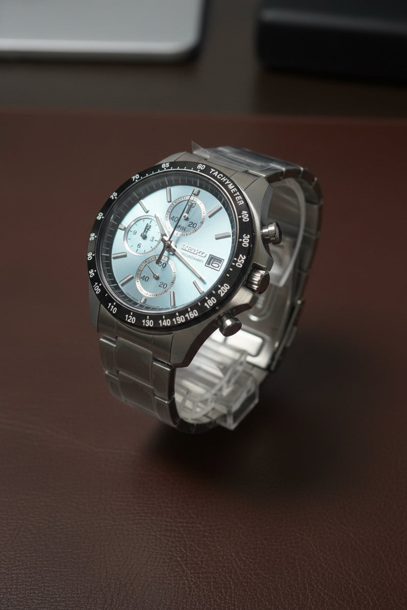 Seiko Spirit Chronograph - Ice Blue Dial