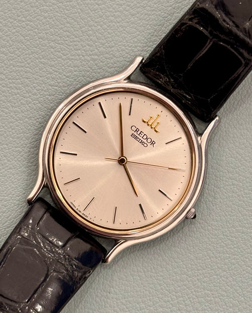 CREDOR 8J81-6A30 Men — Silver Dial — Circa. 1990s
